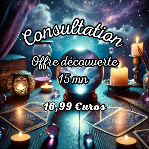 Offre découverte, consultation de 15 minutes pour 16,99 euros