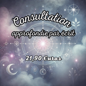 Consultation approfondie par écrit au prix de 21,90 €